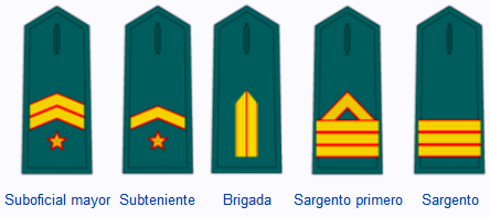 rangos GC - copia (2) - Oposiciones Guardia Civil